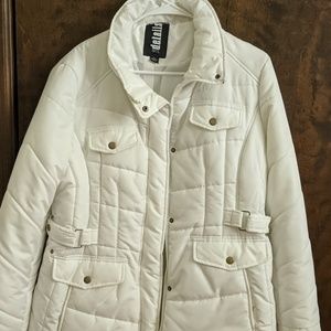 White winter coat